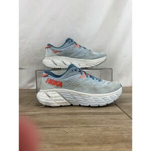 Hoka Gaviota 4 Womens 8.5 Blue Orange Stability Running Shoes 1123199 BFPA